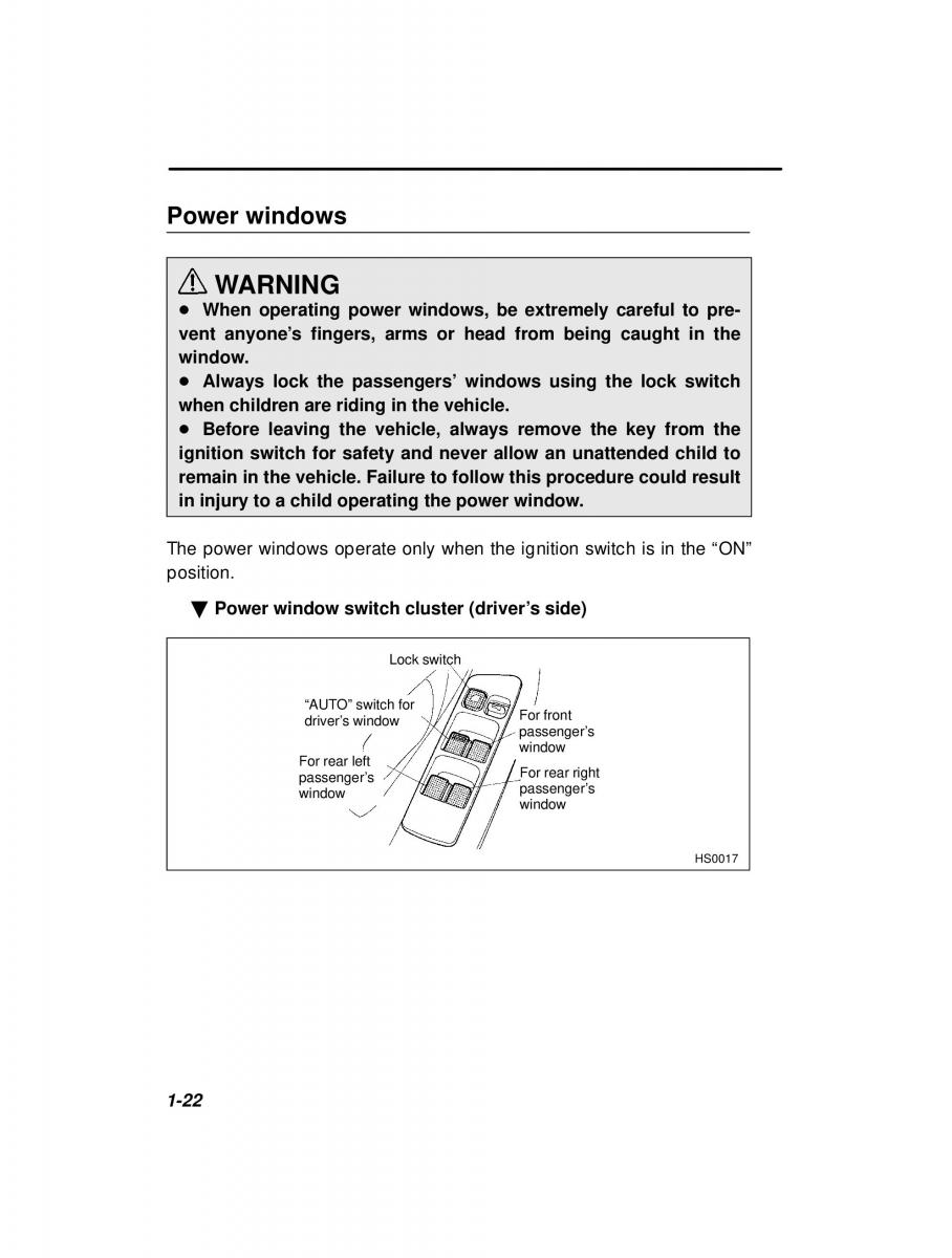 Subaru Forester I 1 owners manual / page 41