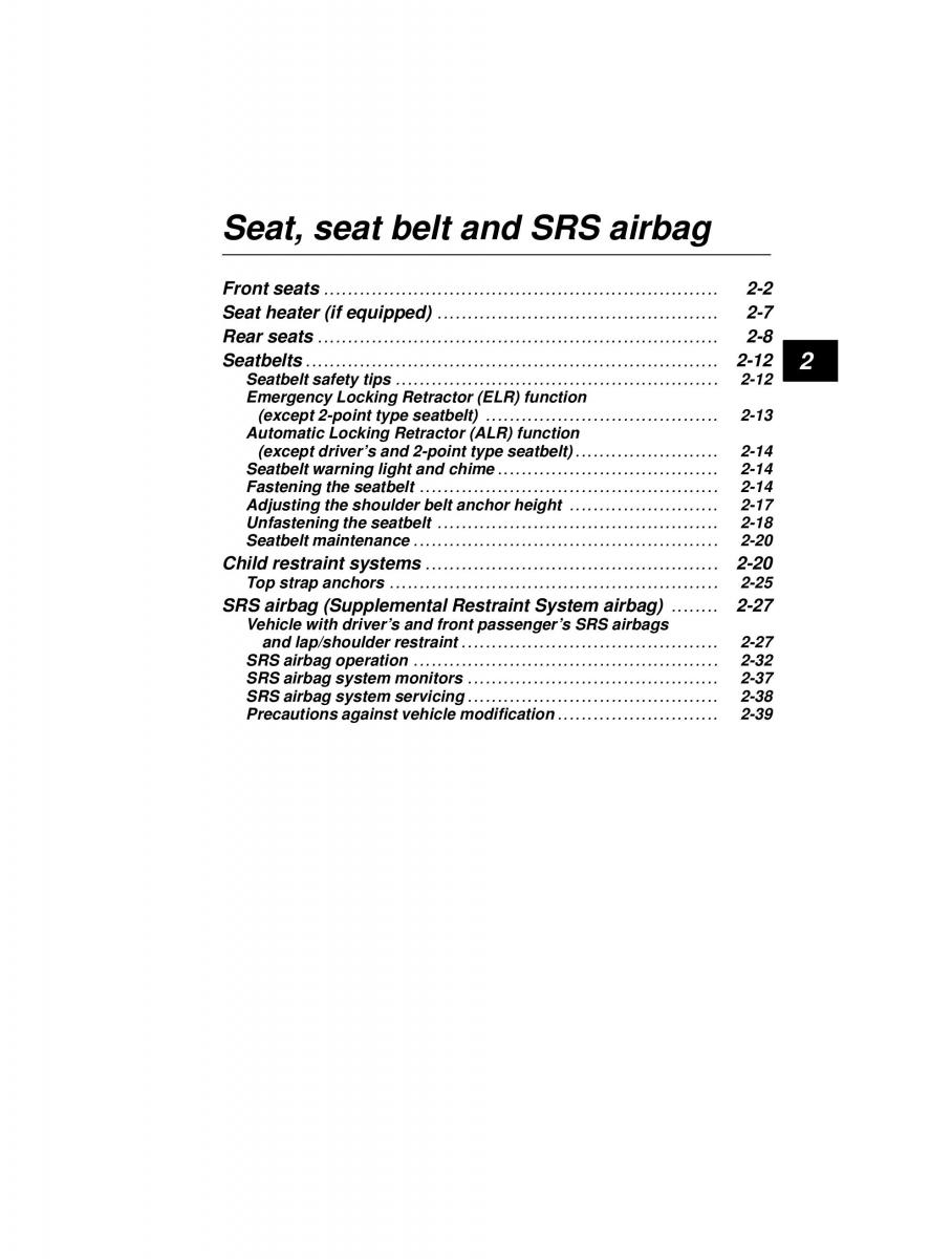 Subaru Forester I 1 owners manual / page 53