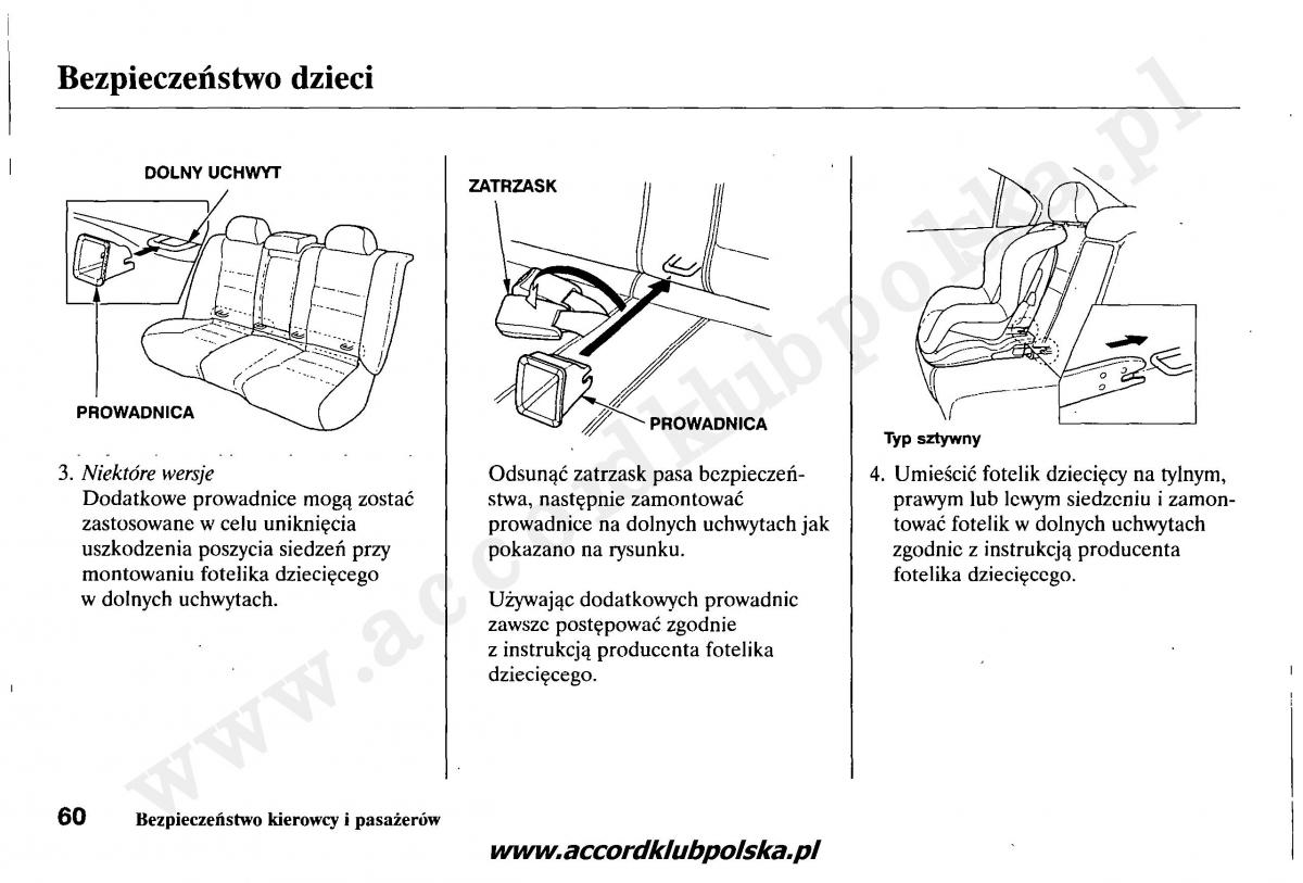 Honda Accord VII 7 instrukcja obslugi / page 64