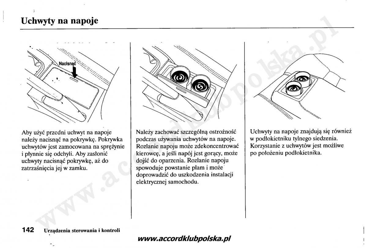 Honda Accord VII 7 instrukcja obslugi / page 146