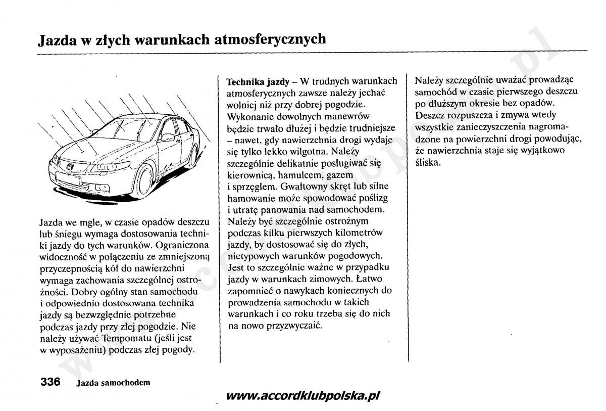 Honda Accord VII 7 instrukcja obslugi / page 340