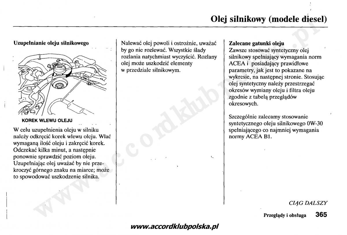 Honda Accord VII 7 instrukcja obslugi / page 369