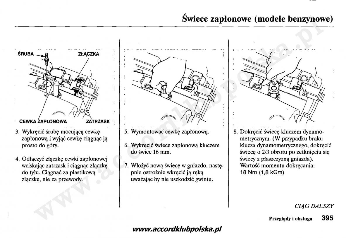 Honda Accord VII 7 instrukcja obslugi / page 399