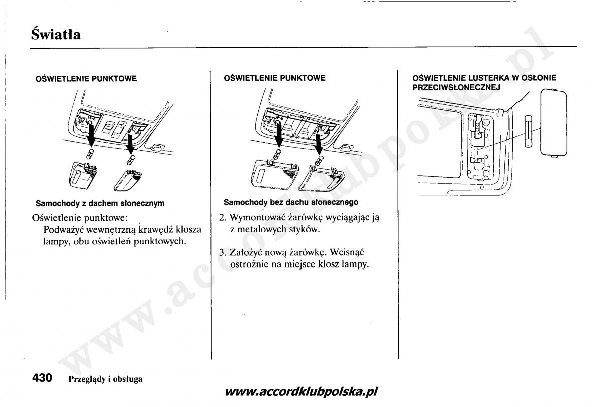 Honda Accord VII 7 instrukcja obslugi / page 434