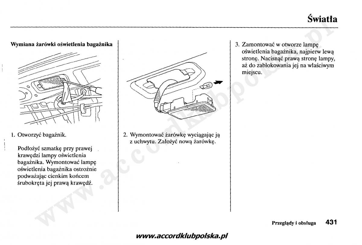 Honda Accord VII 7 instrukcja obslugi / page 435