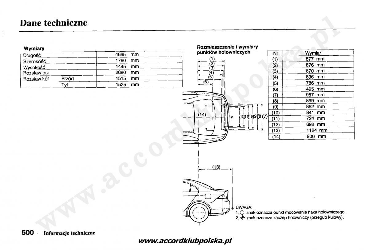 Honda Accord VII 7 instrukcja obslugi / page 504