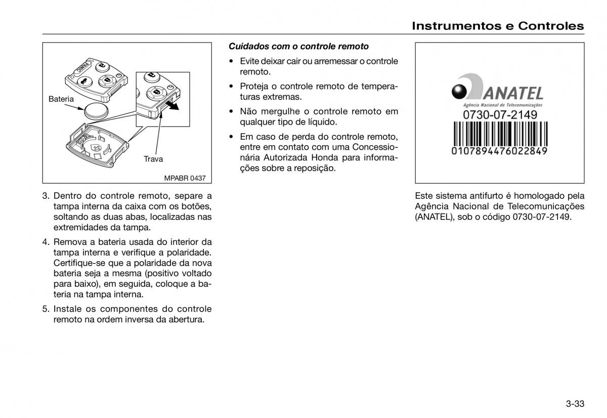 Honda Accord VII 7 manual del propietario / page 69