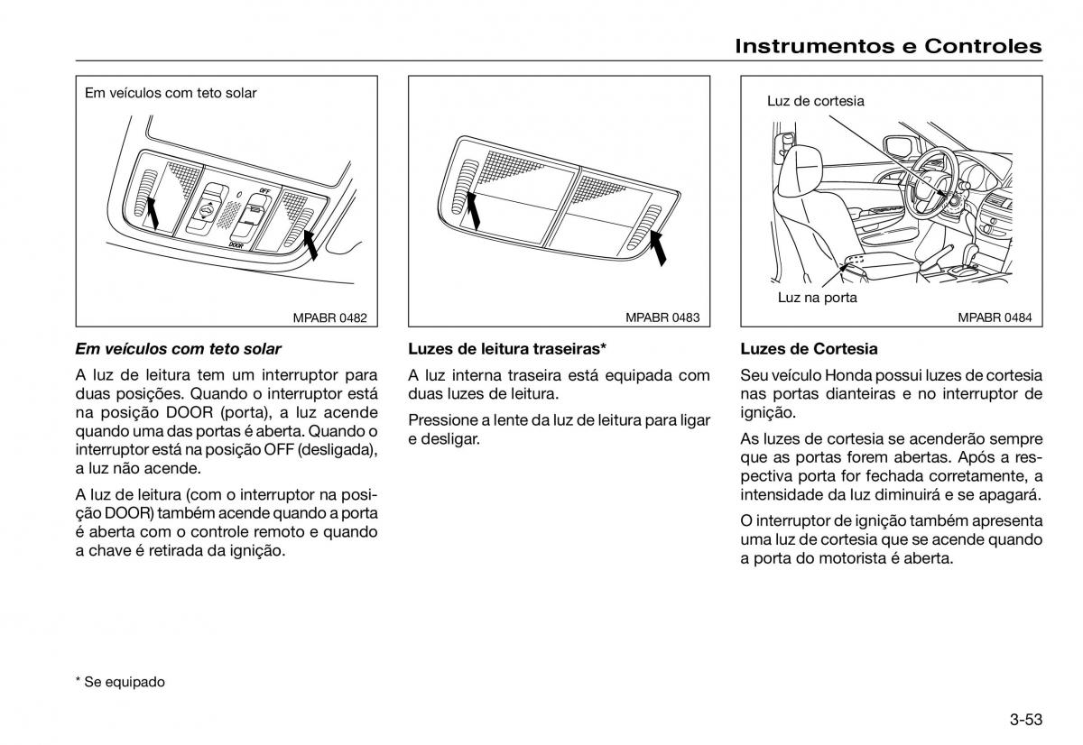 Honda Accord VII 7 manual del propietario / page 89