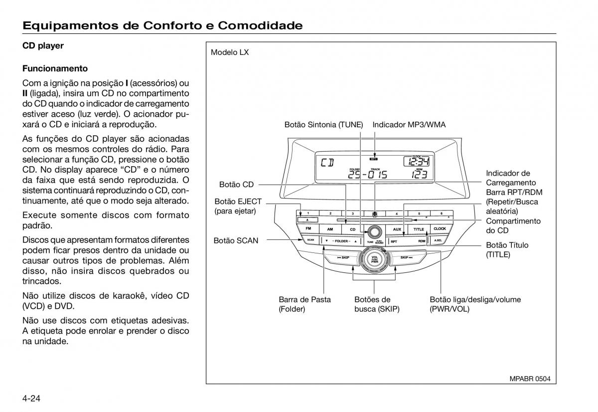 Honda Accord VII 7 manual del propietario / page 115