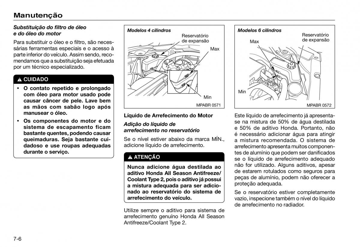 Honda Accord VII 7 manual del propietario / page 174