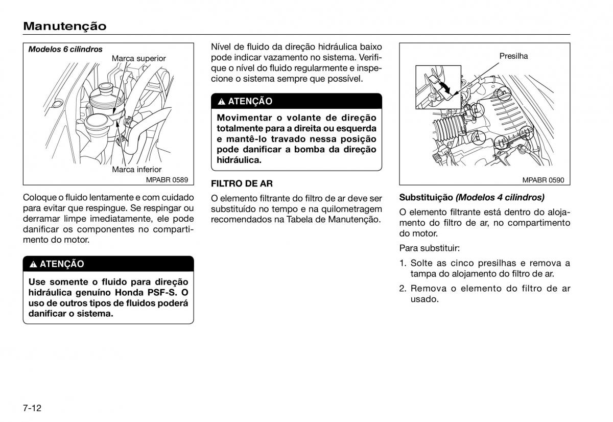 Honda Accord VII 7 manual del propietario / page 180