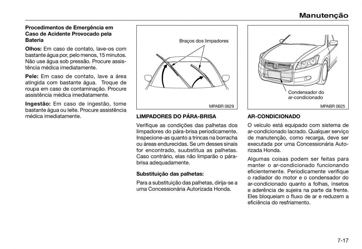 Honda Accord VII 7 manual del propietario / page 185