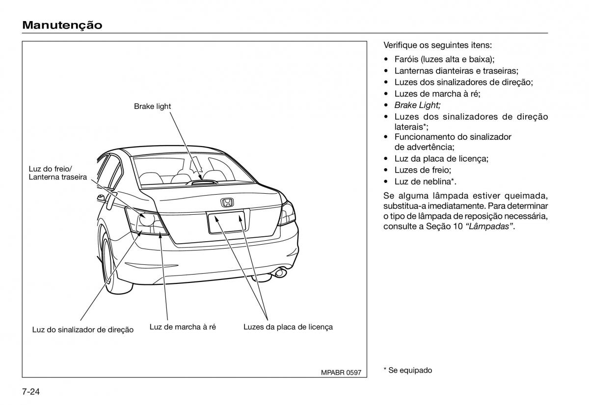 Honda Accord VII 7 manual del propietario / page 192