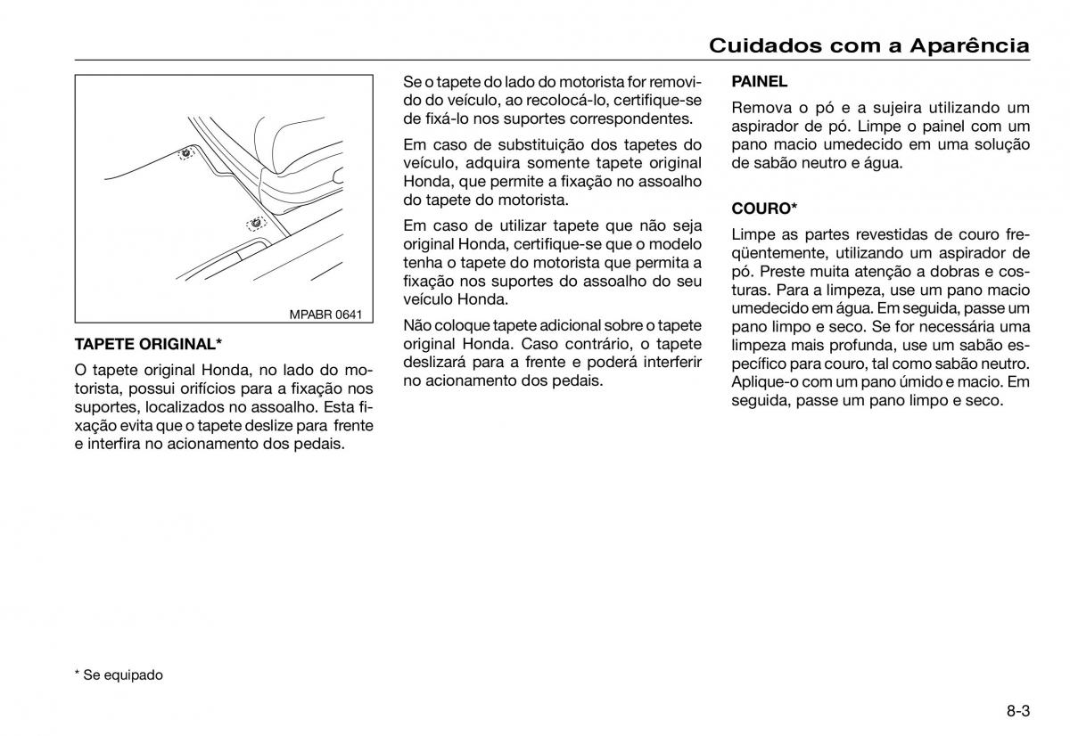 Honda Accord VII 7 manual del propietario / page 209