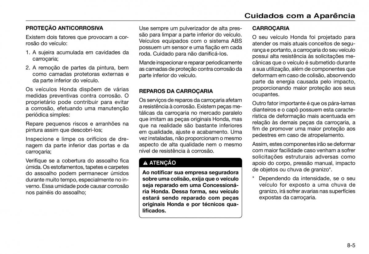 Honda Accord VII 7 manual del propietario / page 211