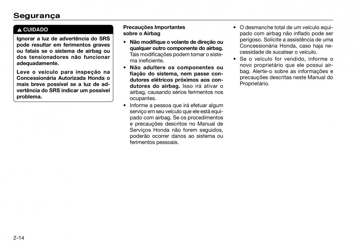 Honda Accord VII 7 manual del propietario / page 22