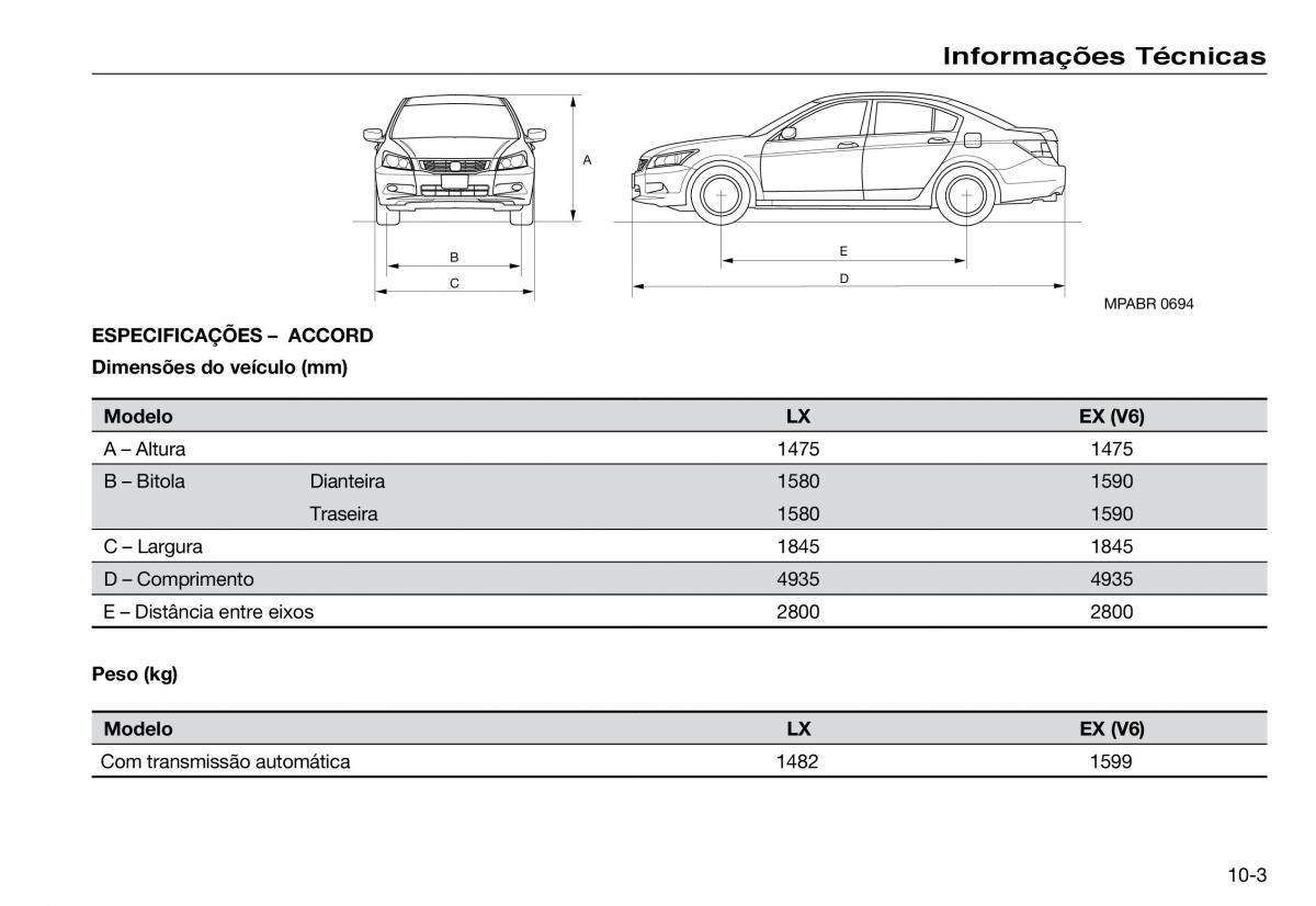 Honda Accord VII 7 manual del propietario / page 235