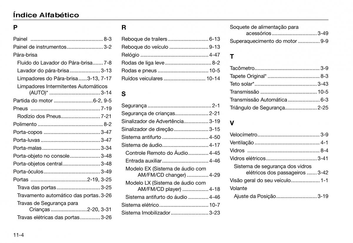 Honda Accord VII 7 manual del propietario / page 250