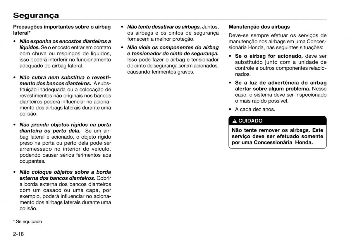 Honda Accord VII 7 manual del propietario / page 26