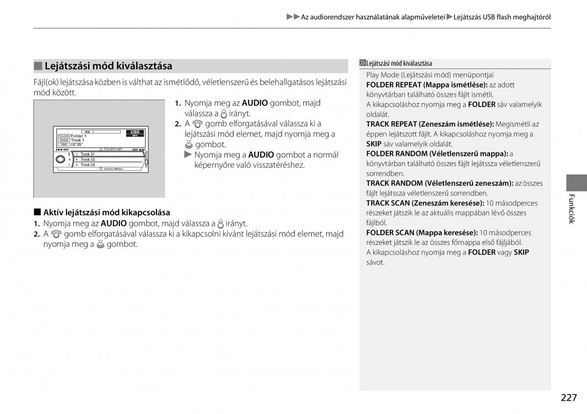 Honda Accord VIII 8 Kezelesi utmutato / page 228