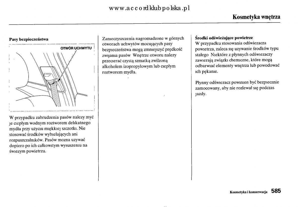 Honda Accord VIII 8 instrukcja obslugi / page 591