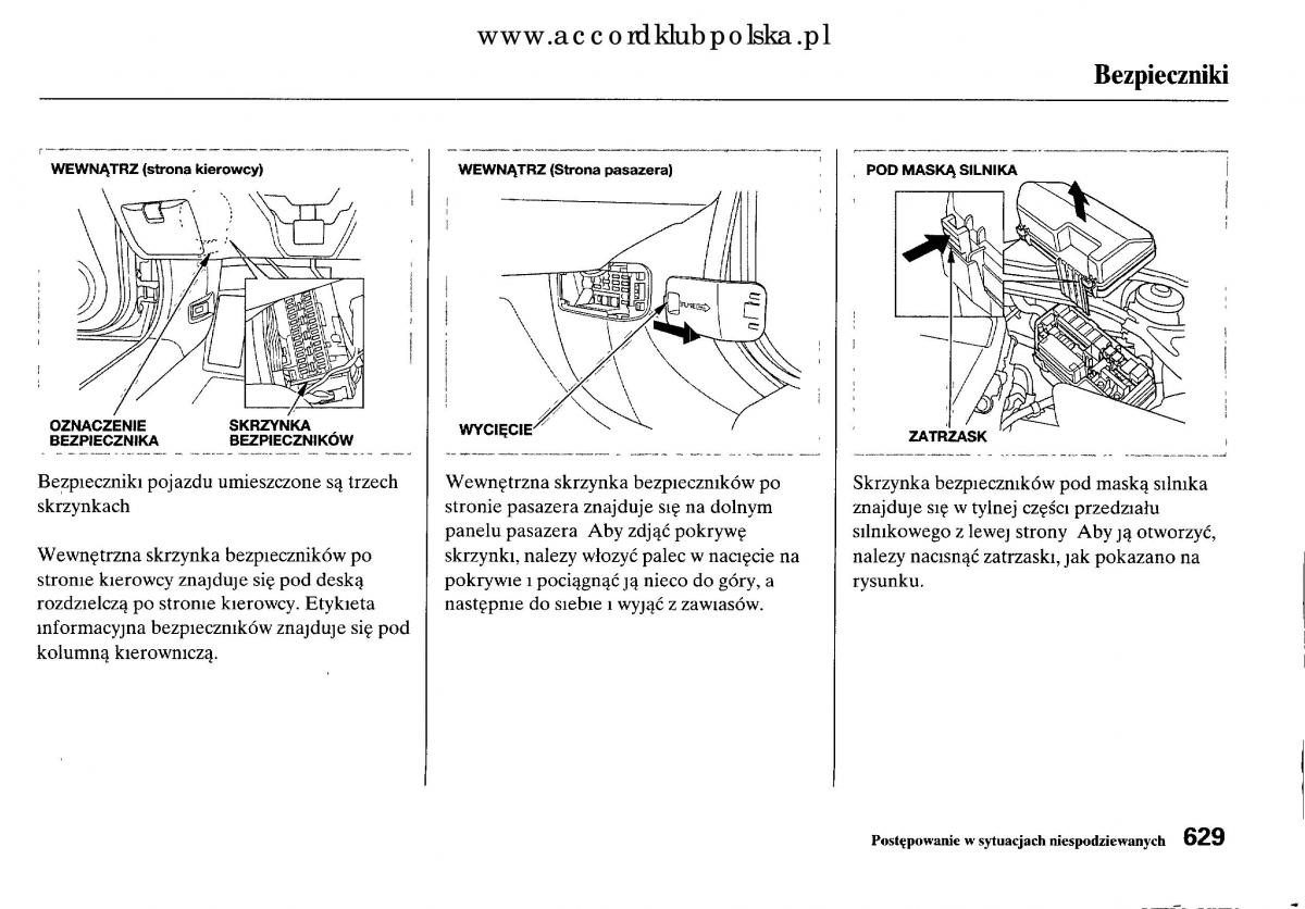 Honda Accord VIII 8 instrukcja obslugi / page 635