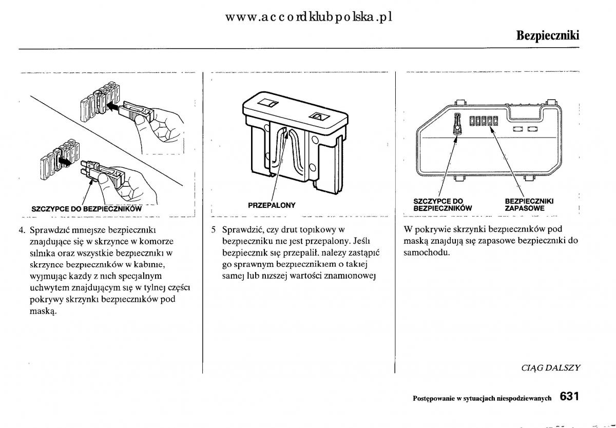 Honda Accord VIII 8 instrukcja obslugi / page 637