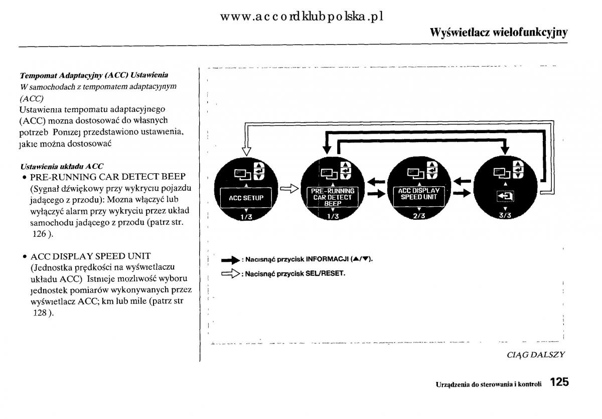 Honda Accord VIII 8 instrukcja obslugi / page 131