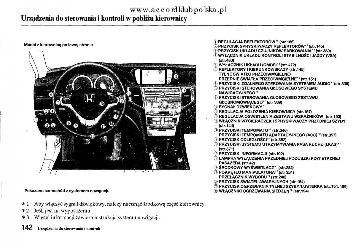 Honda Accord VIII 8 instrukcja obslugi / page 148