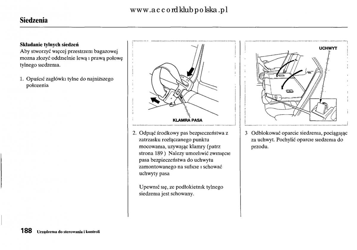 Honda Accord VIII 8 instrukcja obslugi / page 194