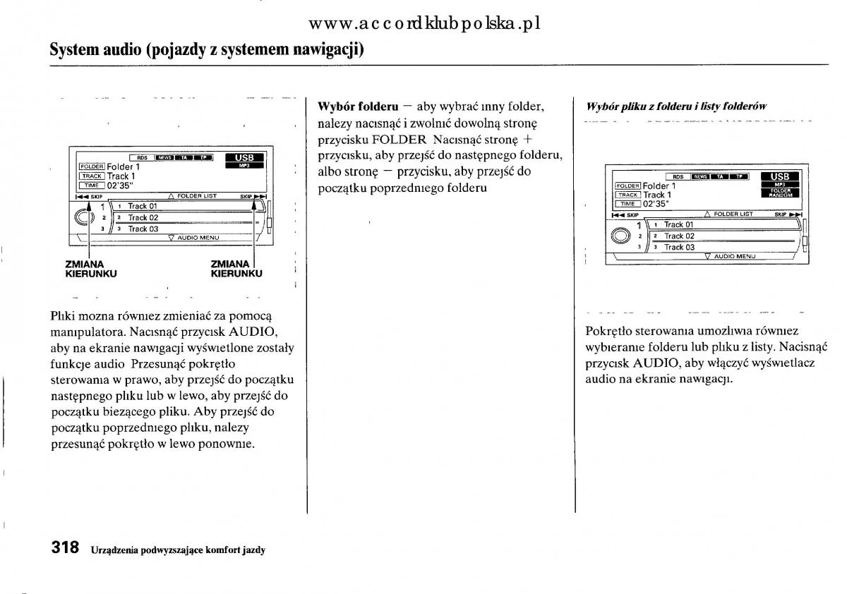 Honda Accord VIII 8 instrukcja obslugi / page 324