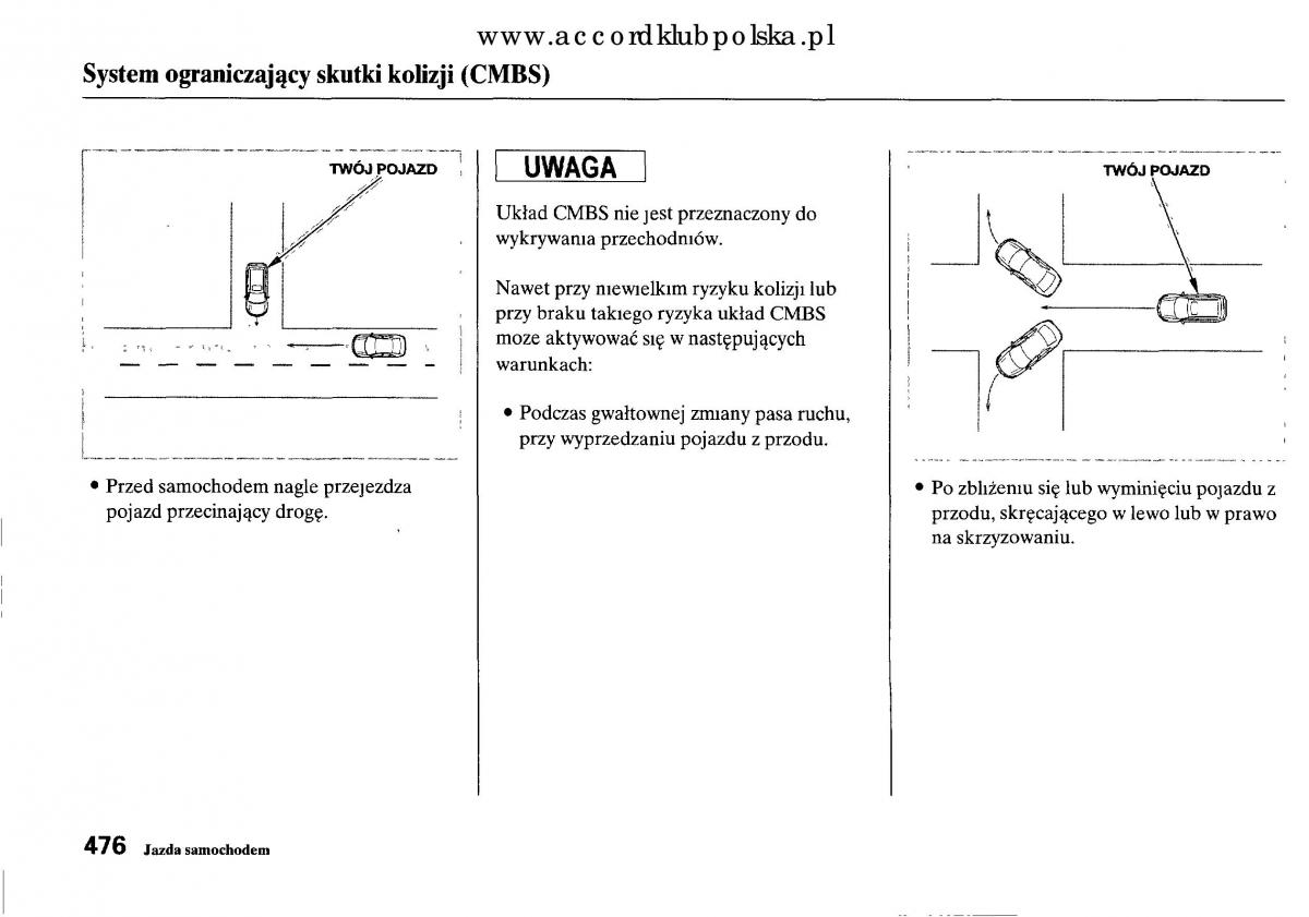 Honda Accord VIII 8 instrukcja obslugi / page 482