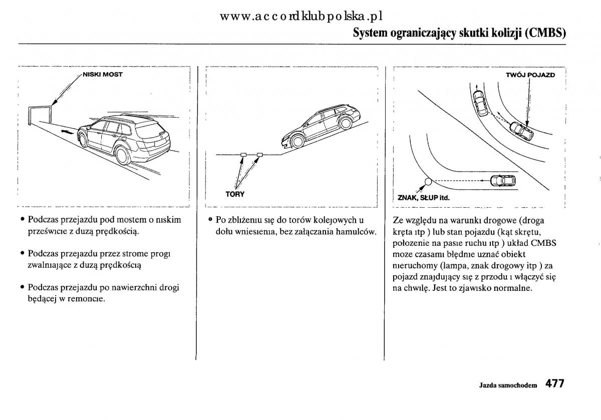 Honda Accord VIII 8 instrukcja obslugi / page 483