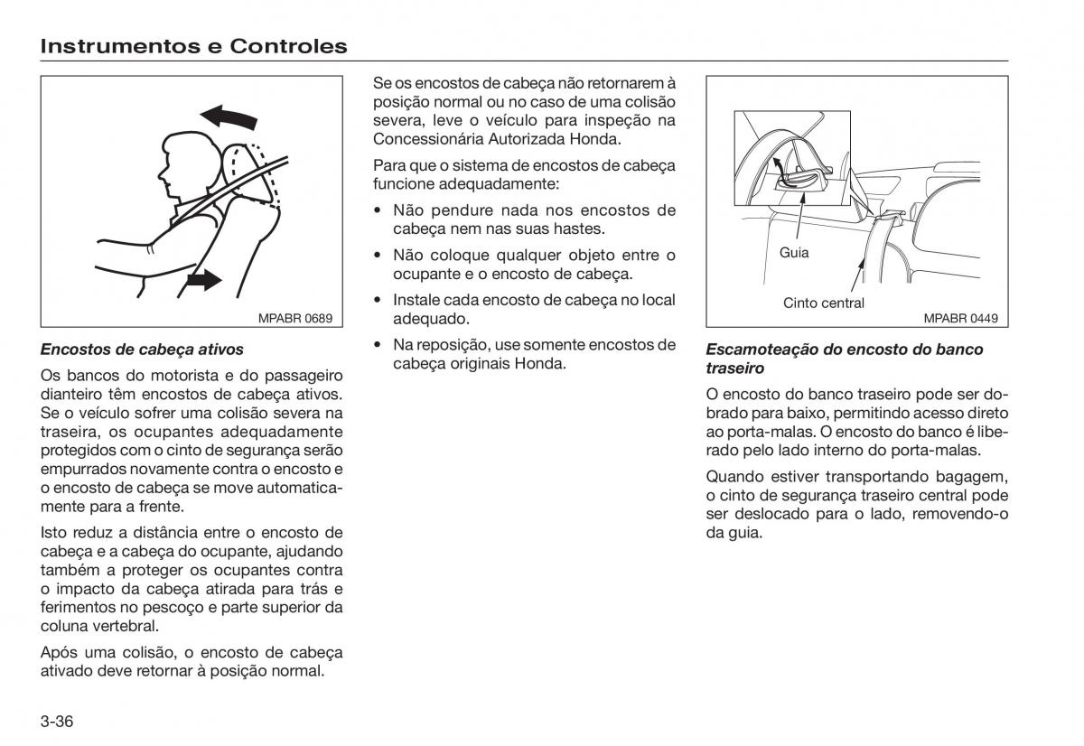 Honda Accord VIII 8 manual del propietario / page 74