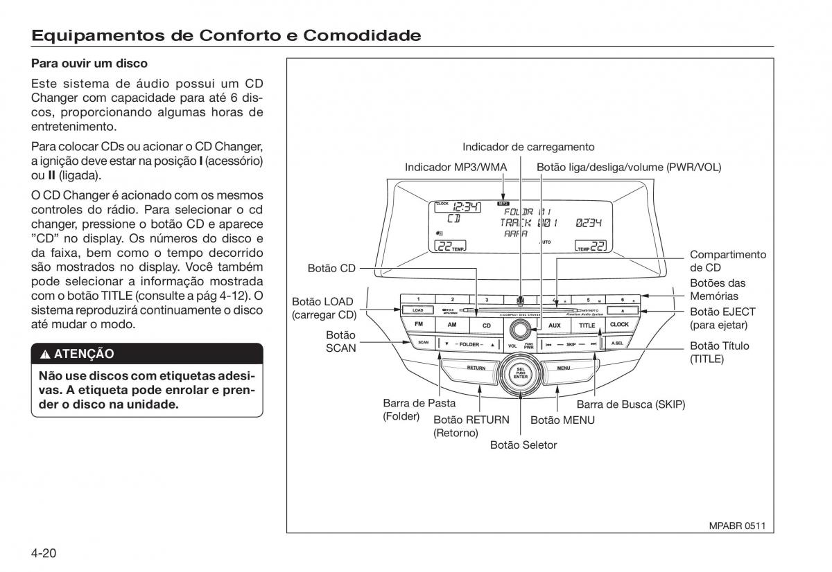 Honda Accord VIII 8 manual del propietario / page 112