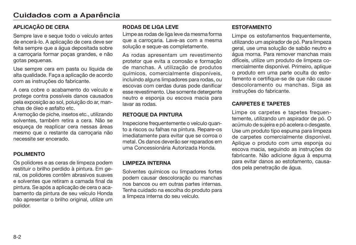 Honda Accord VIII 8 manual del propietario / page 202