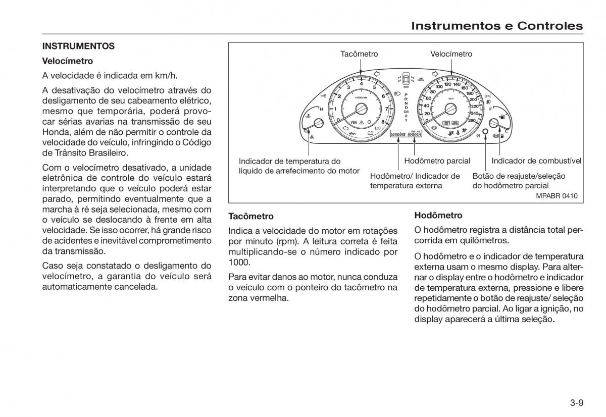 Honda Accord VIII 8 manual del propietario / page 47