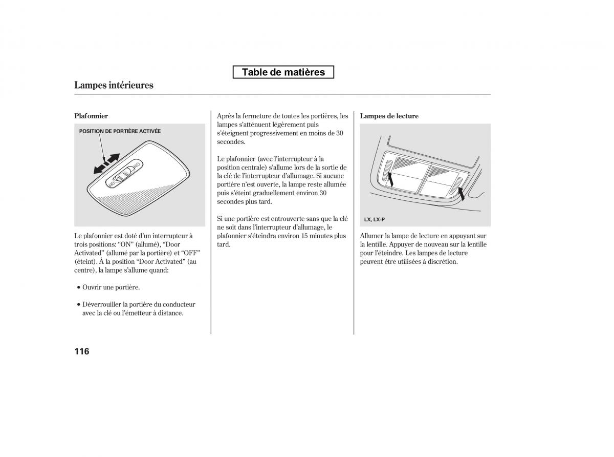 Honda Accord VIII 8 manuel du proprietaire / page 131