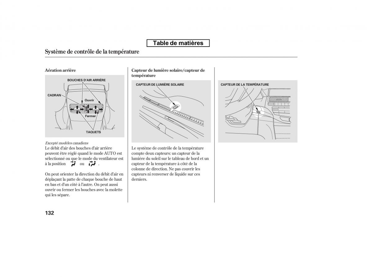 Honda Accord VIII 8 manuel du proprietaire / page 147