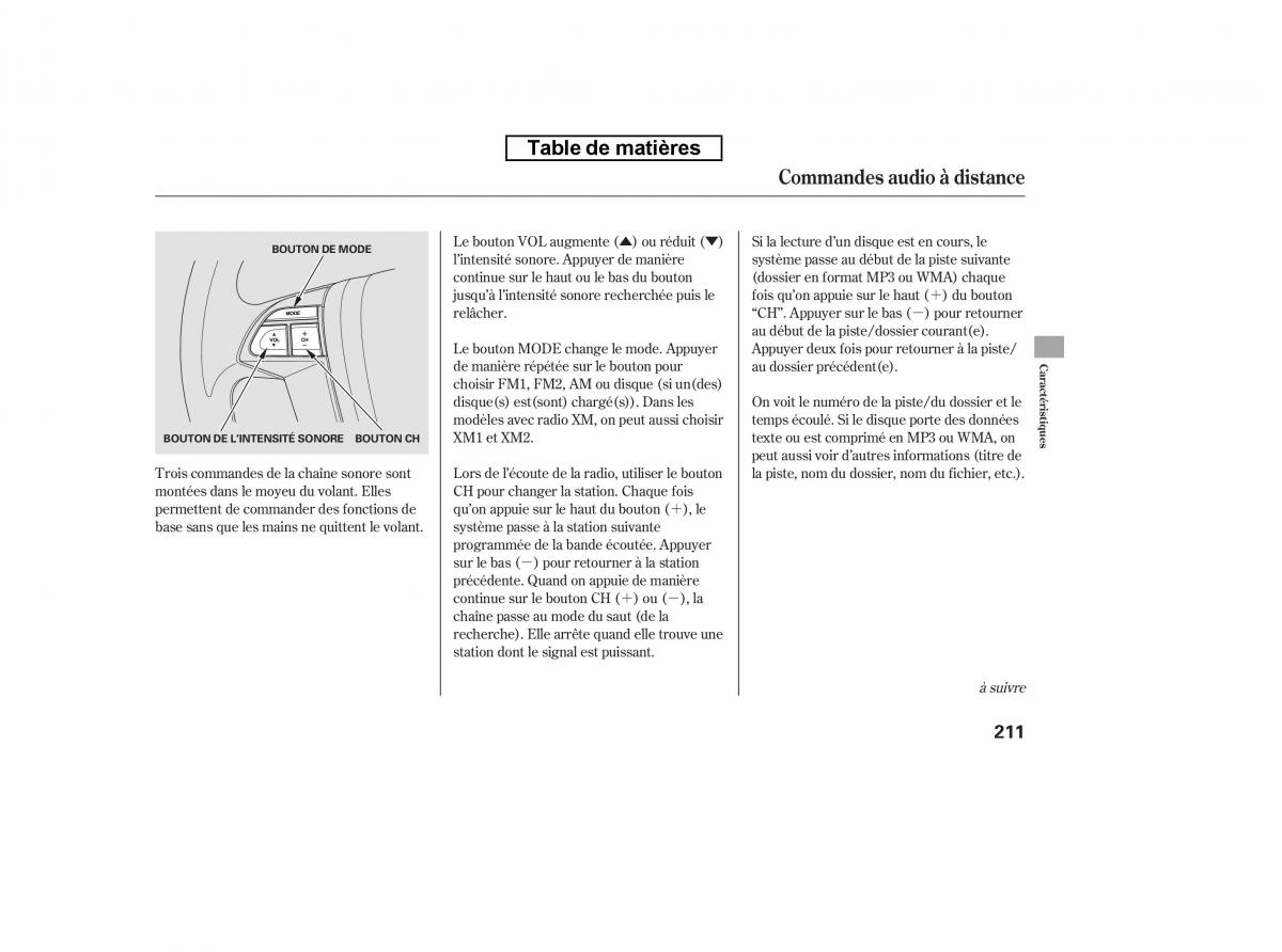 Honda Accord VIII 8 manuel du proprietaire / page 226