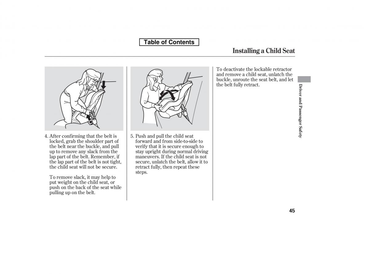 Honda Accord VIII 8 owners manual / page 60