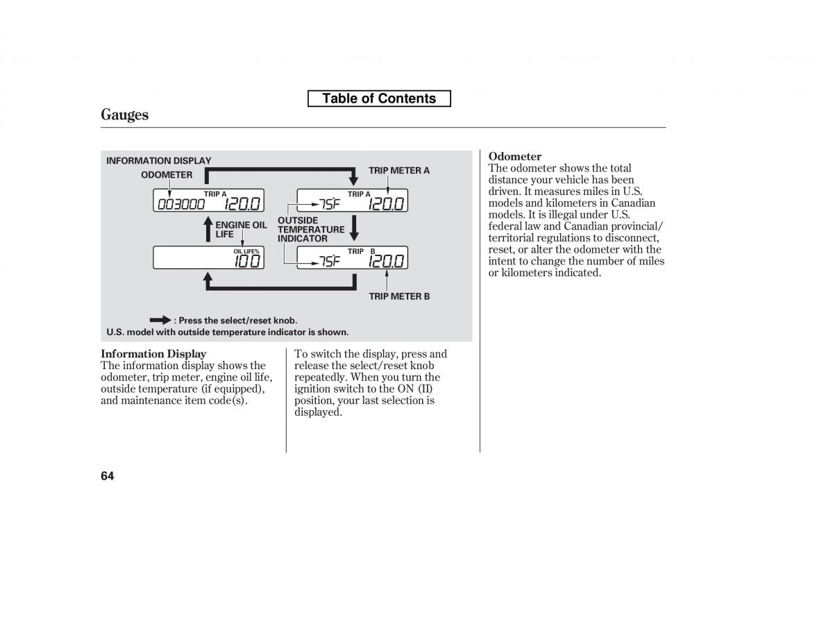 Honda Accord VIII 8 owners manual / page 79