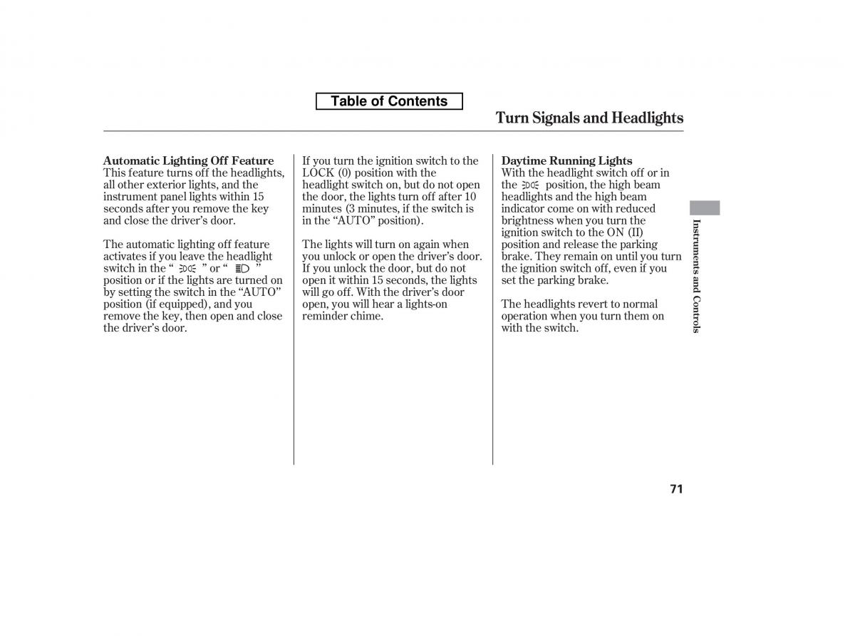 Honda Accord VIII 8 owners manual / page 86