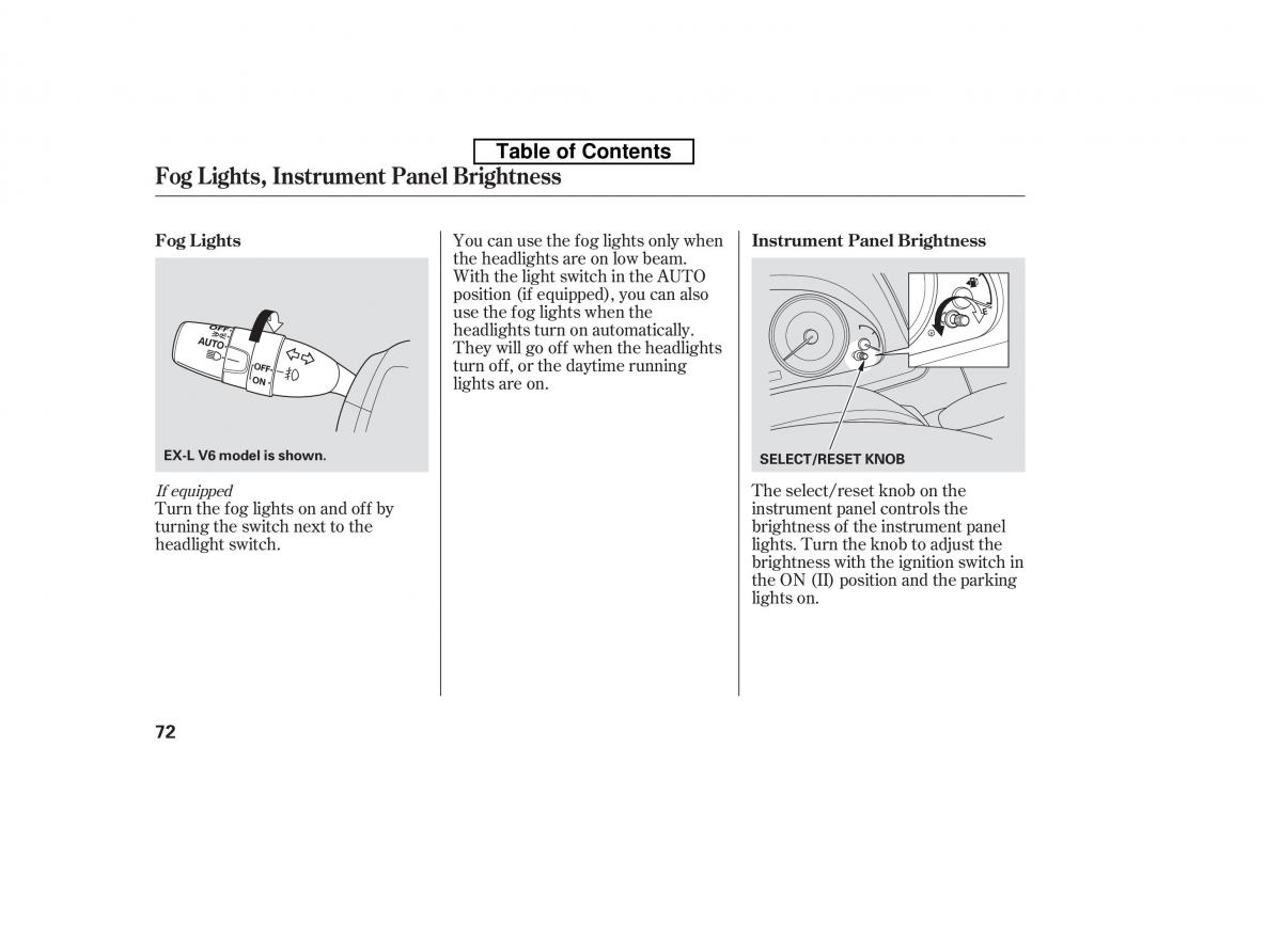 Honda Accord VIII 8 owners manual / page 87