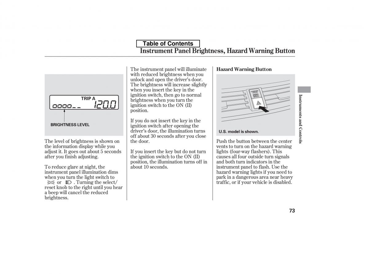 Honda Accord VIII 8 owners manual / page 88