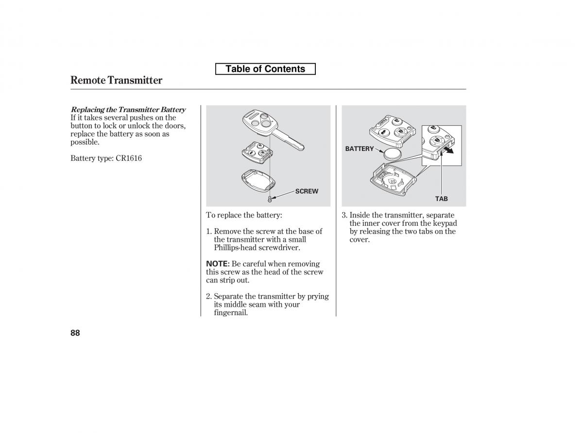 Honda Accord VIII 8 owners manual / page 103