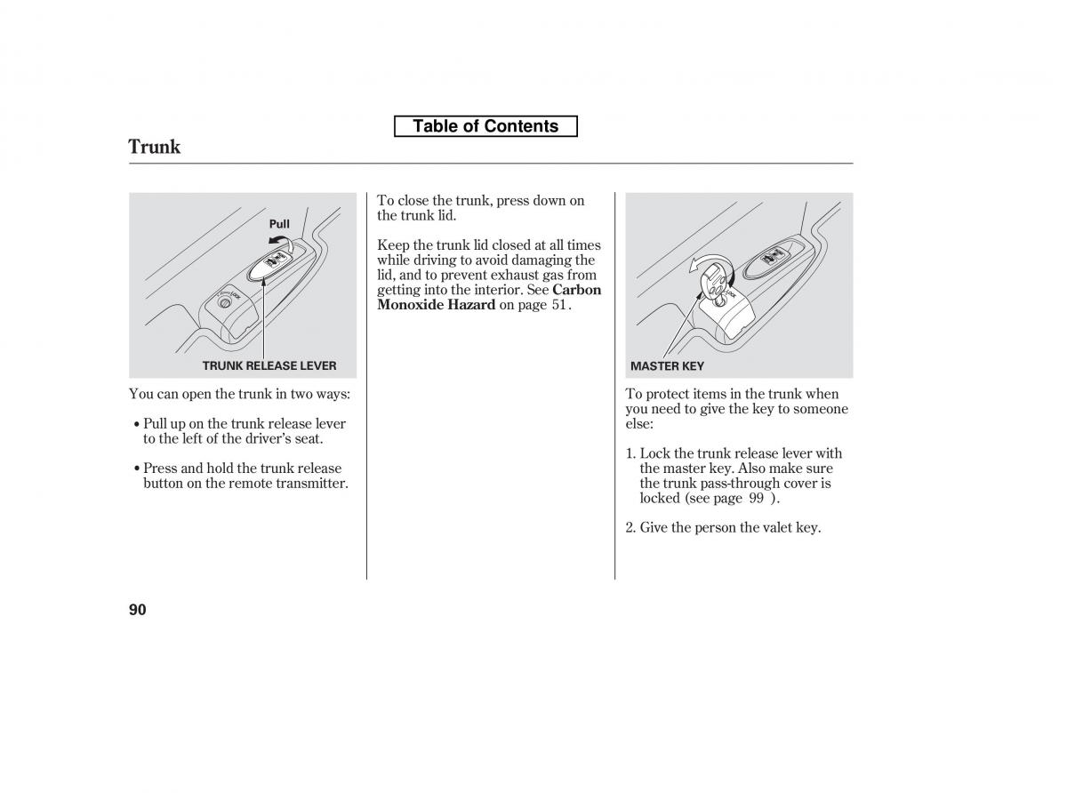 Honda Accord VIII 8 owners manual / page 105