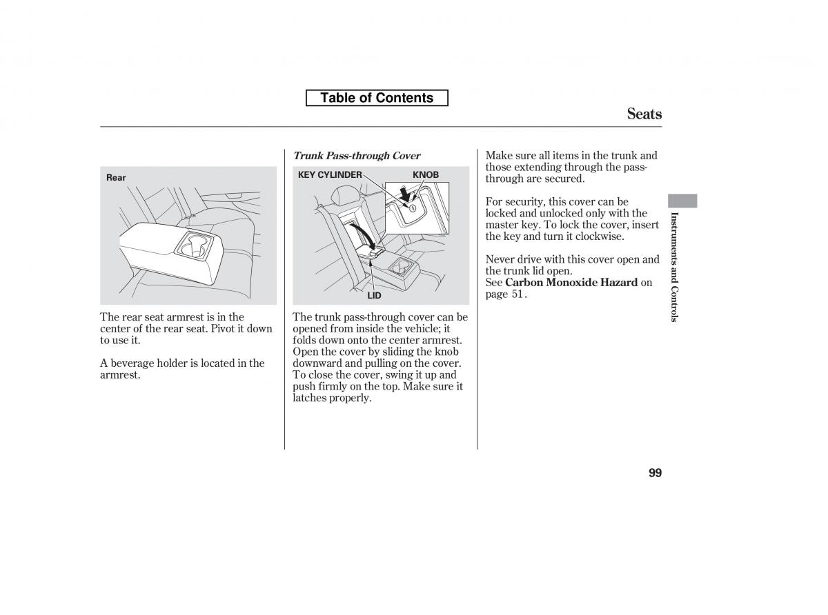 Honda Accord VIII 8 owners manual / page 114