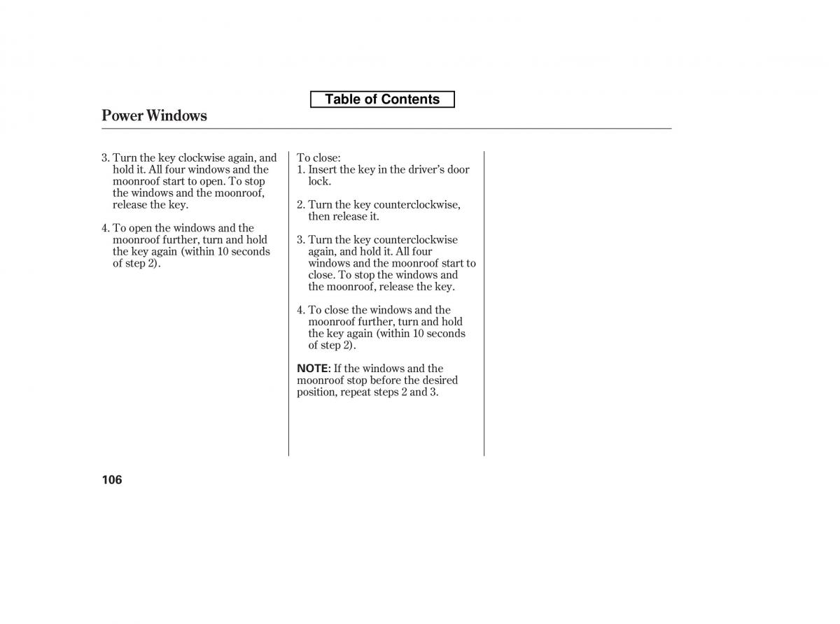 Honda Accord VIII 8 owners manual / page 121