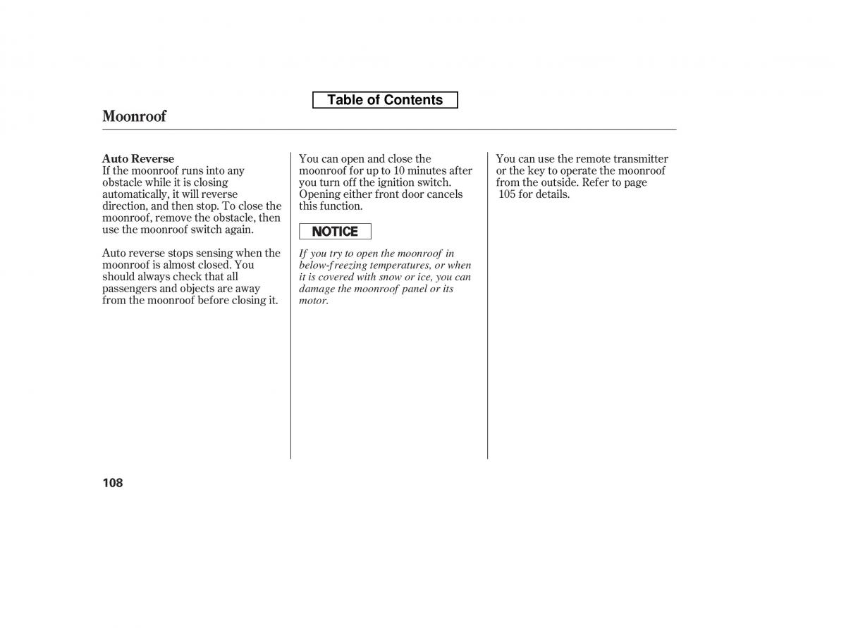 Honda Accord VIII 8 owners manual / page 123